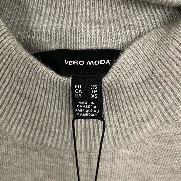 Veto Moda XS Sweater Dress in Grey NWT - Picture 3 of 3